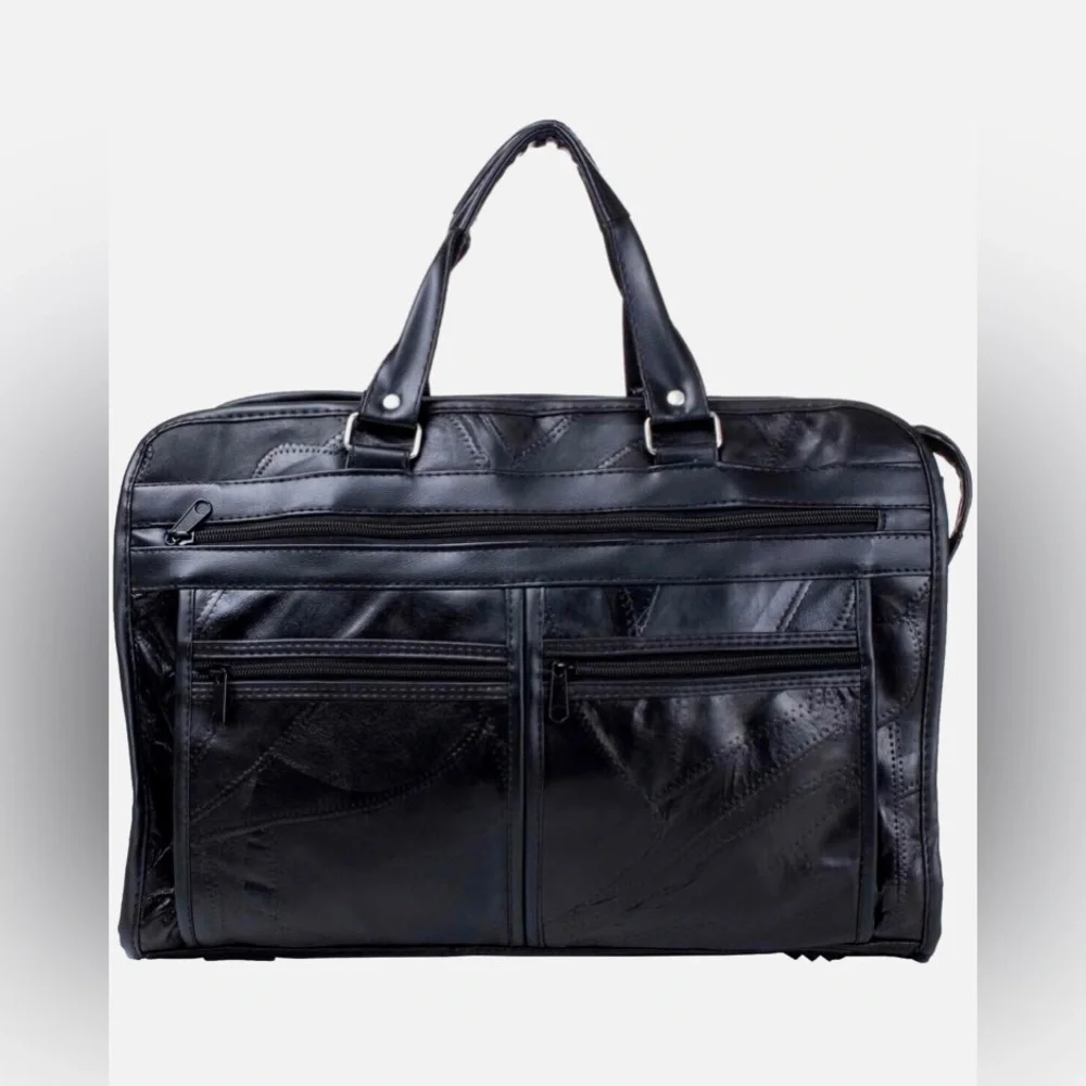 MAXAM - Genuine Lambskin Leather Briefcase 16